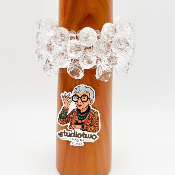 IRIS APFEL ESTATE Rara Avis Crystal Bead Bracelet - Picture 1 of 2